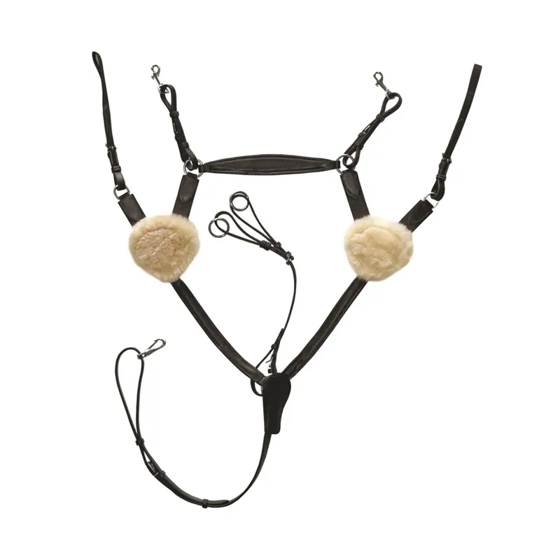 Mark Todd Deluxe 5-Point Breastplate In Black 1 Mark Todd Deluxe 5-Point Breastplate In Black