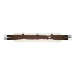 Mark Todd Deluxe Fleece Lined Webbing Girth In Brown