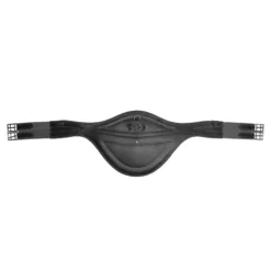 Mark Todd Deluxe Leather Elasticated Stud Girth In Black