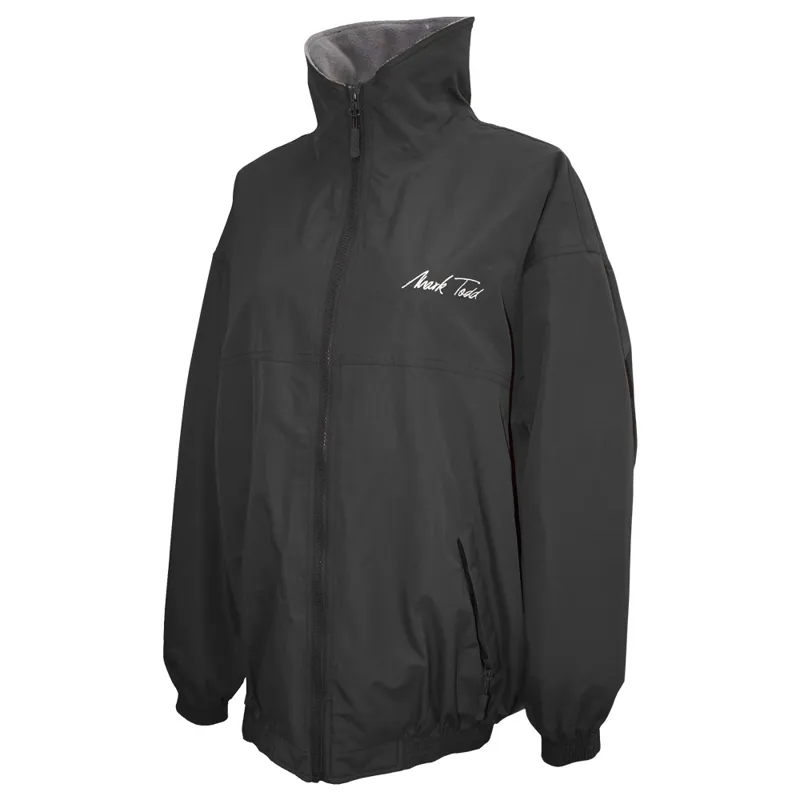 Mark Todd Fleece Lined Blouson Jacket In Black/Grey 1 Mark Todd Fleece Lined Blouson Jacket In Black/Grey