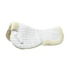 Mark Todd Deluxe Fleece Lined Full Half Pad In White/Natural