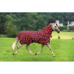 Mark Todd Mediumweight Turnout W/Neck In Navy/Poppy Appeal