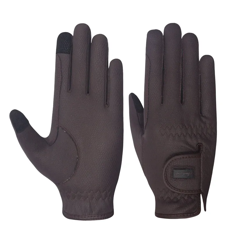 Mark Todd ProTouch Gloves In Brown 1 Mark Todd ProTouch Gloves In Brown