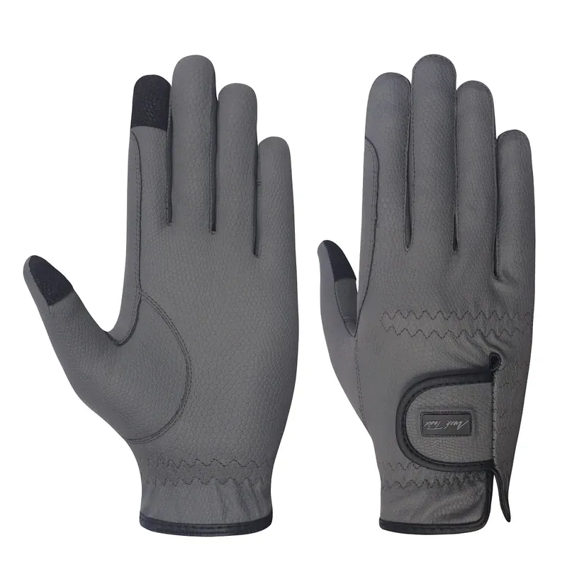 Mark Todd ProTouch Winter Gloves In Grey/Black 1 Mark Todd ProTouch Winter Gloves In Grey/Black
