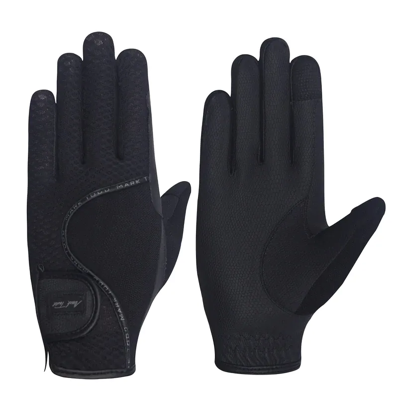 Mark Todd ProVent Gloves In Black 1 Mark Todd ProVent Gloves In Black