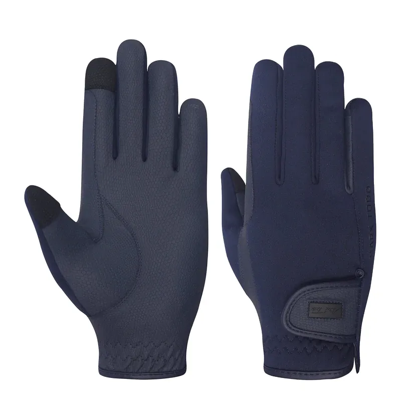 Mark Todd Softshell Gloves In Navy 1 Mark Todd Softshell Gloves In Navy