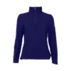 Mark Todd Womens Half Zip Fleece Top In Navy