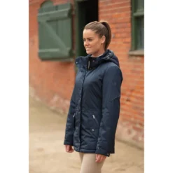Mark Todd Womens Short Parker Jacket In Navy