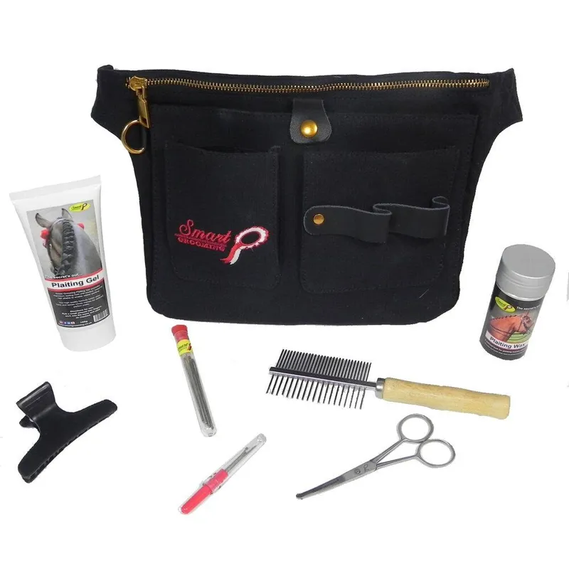 Smart Grooming Plaiting Apron Set In Black 1 Smart Grooming Plaiting Apron Set In Black