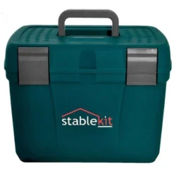 Stablekit Grooming Box In Petrol Blue/Grey