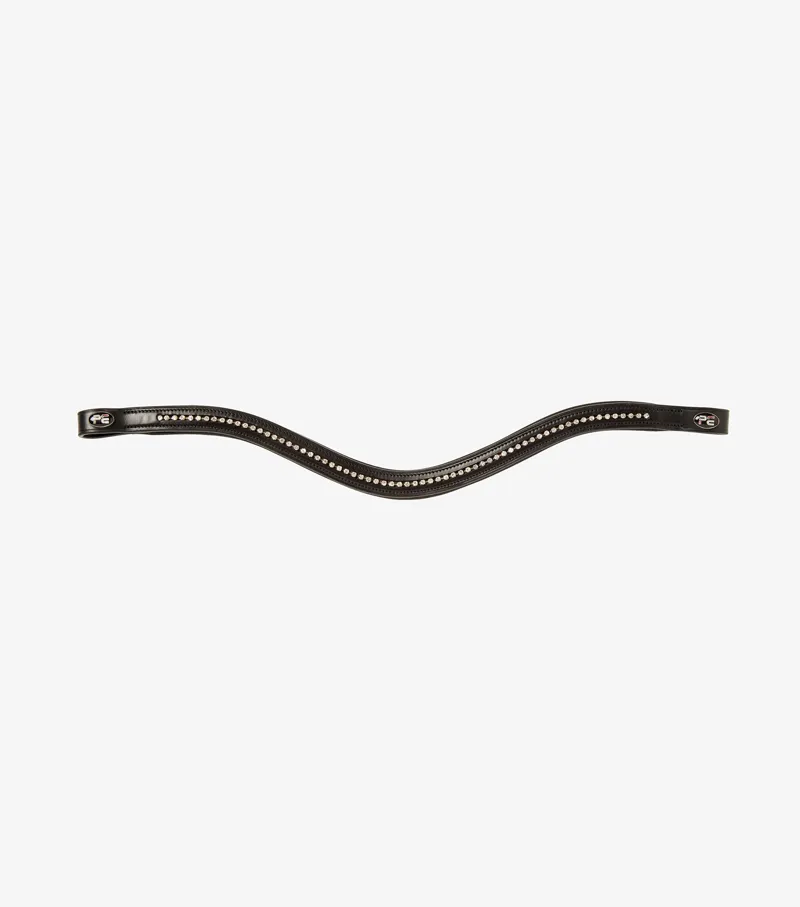 Premier Equine Elaborare Shaped Diamante Browband Black 2 Premier Equine Elaborare Shaped Diamante Browband Black - Image 2