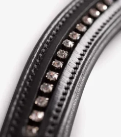 Premier Equine Elaborare Shaped Diamante Browband Black 6 Premier Equine Elaborare Shaped Diamante Browband Black -Lemieux Shop Elaborare Shaped Diamante Browband Black Leather 3 2