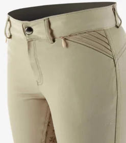 Premier Equine Ellia Girls Full Seat Competition Breeches Beige -Lemieux Shop Ellia Kids Full Seat Breeches Vanilla 5