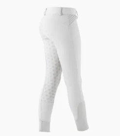 Premier Equine Ellia Girls Full Seat Competition Breeches White