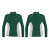 Mark Todd Summer Vented Base Layer In Hunter Green/Silver