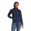 Ariat Women's Team Logo Full Zip Sweatshirt Team Blue