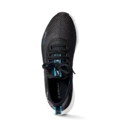 Ariat Women's Ignite Waterproof Trainer Black -Lemieux Shop F21 WMS ENGL 10038440 toe