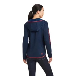 Ariat Women's Byron Full Zip Hoodie Navy -Lemieux Shop F22 WMS ENGL 10041363 back