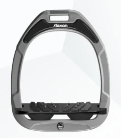 Flex-On Green Composite Stirrups - Silver Grey IUG Black/Black