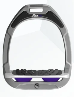 Flex-On Green Composite Stirrups - Silver Grey IUG Grey/Purple