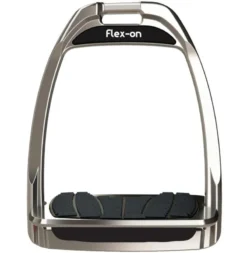 Flex-On Hunter Stirrups - Silver IUG Sillver/Black