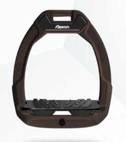 Flex-On Safe-On Stirrups - Brown IUG Black/Black