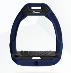 Flex-On Safe-On Stirrups - Navy Blue IUG Black/Black