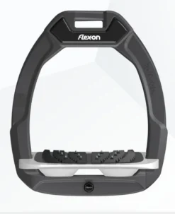 Flex-On Safe-On Stirrups - Dark Grey IUG Black/Black