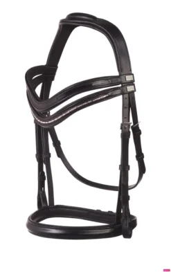 GFS Simplicity Bridle W/Rubber Reins - Black