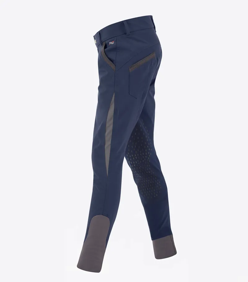 Premier Equine Gando Boys Gel Knee Riding Breeches Navy 2 Premier Equine Gando Boys Gel Knee Riding Breeches Navy - Image 2