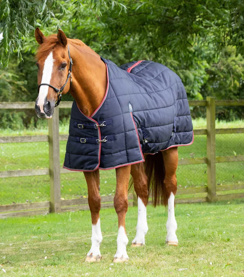 Premier Equine Garissa Stable Rug 200g Navy 1 Premier Equine Garissa Stable Rug 200g Navy