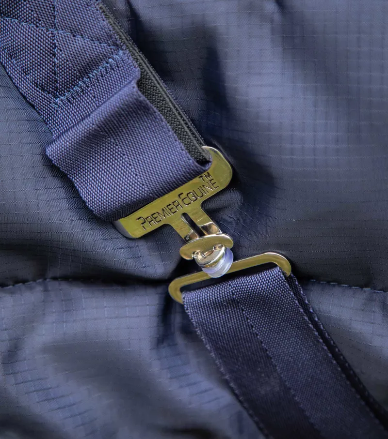 Premier Equine Garissa Stable Rug 200g Navy 5 Premier Equine Garissa Stable Rug 200g Navy - Image 5