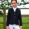 Premier Equine Hagen Girls Competition Jacket Black