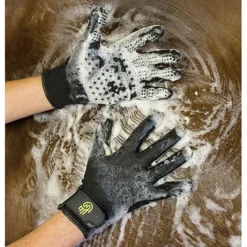 Lemieux Hands On Grooming Gloves Black -Lemieux Shop Hands On Grooming Gloves Mitts for Horses Dogs 5