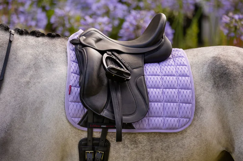 LeMieux Carbon Mesh Dressage Wisteria 2 LeMieux Carbon Mesh Dressage Wisteria - Image 2
