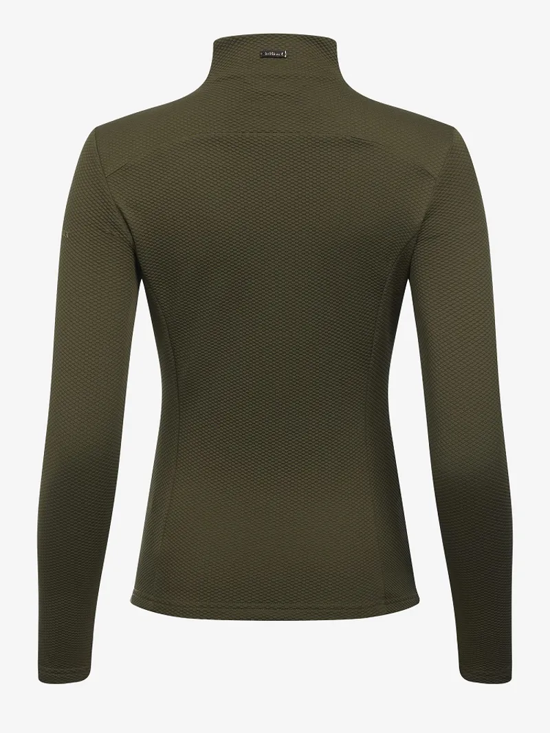 LeMieux Alice Quarter Neck Zip Moss 4 LeMieux Alice Quarter Neck Zip Moss - Image 4