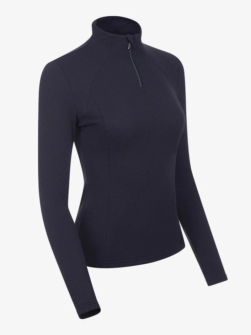 LeMieux Alice Quarter Neck Zip Navy 3 LeMieux Alice Quarter Neck Zip Navy - Image 3