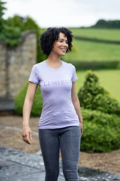 LeMieux Classic 'Love LeMieux' T-Shirt Wisteria -Lemieux Shop IT02951 lifestyle classictshirt wisteria 3