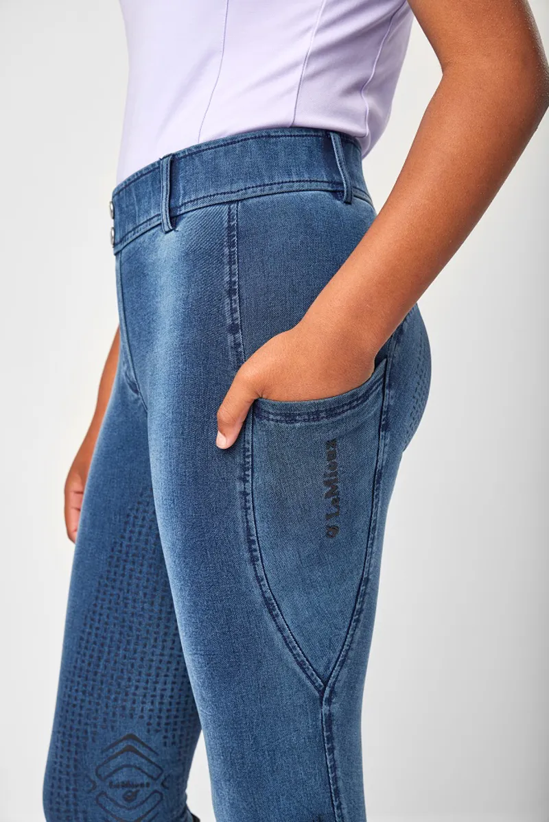 LeMieux Young Rider Annabelle Bregging Indigo 3 LeMieux Young Rider Annabelle Bregging Indigo - Image 3