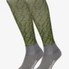 LeMieux Footsie Socks Fleur Moss