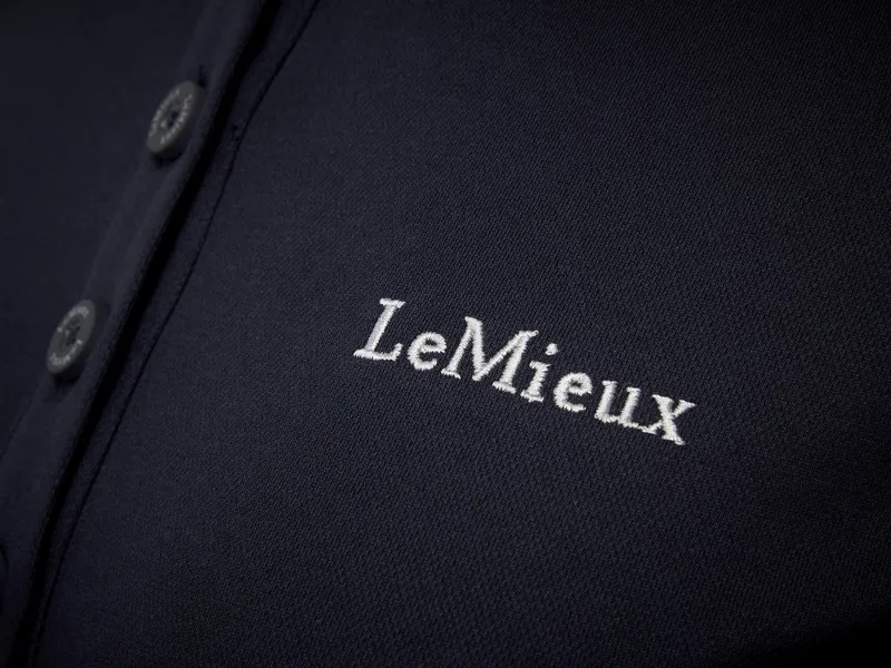 LeMieux Elite Ladies Polo Shirt II Navy 6 LeMieux Elite Ladies Polo Shirt II Navy - Image 6