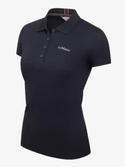 LeMieux Elite Ladies Polo Shirt II Navy 8 LeMieux Elite Ladies Polo Shirt II Navy -Lemieux Shop IT03166 product eliteladiespoloshirt navy 2