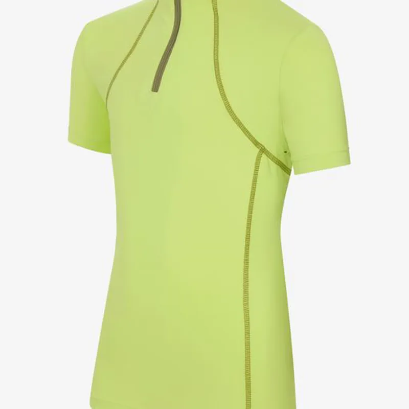 LeMieux Young Rider Short Sleeve Base Layer Kiwi 2 LeMieux Young Rider Short Sleeve Base Layer Kiwi - Image 2