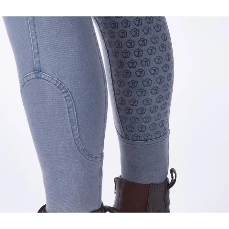 Just Togs Just Jeans Riding Tights Grey 5 Just Togs Just Jeans Riding Tights Grey - Image 5