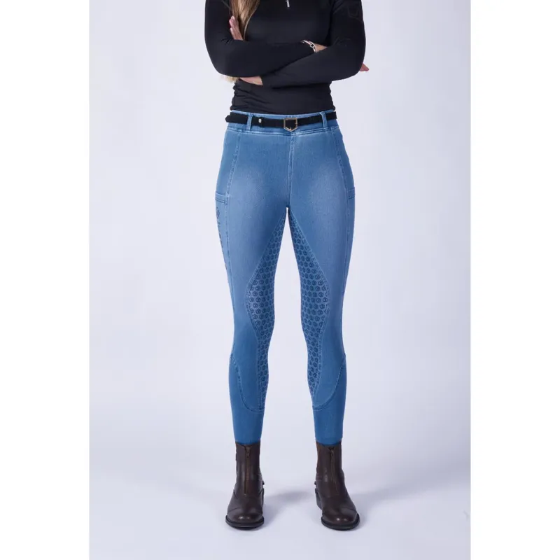 Just Togs Just Jeans Riding Tights Ice 2 Just Togs Just Jeans Riding Tights Ice - Image 2