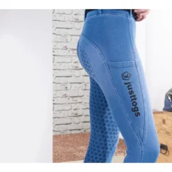 Just Togs Just Jeans Riding Tights Ice 7 Just Togs Just Jeans Riding Tights Ice -Lemieux Shop Just Togs Just Jeans Riding Tights Ice 4