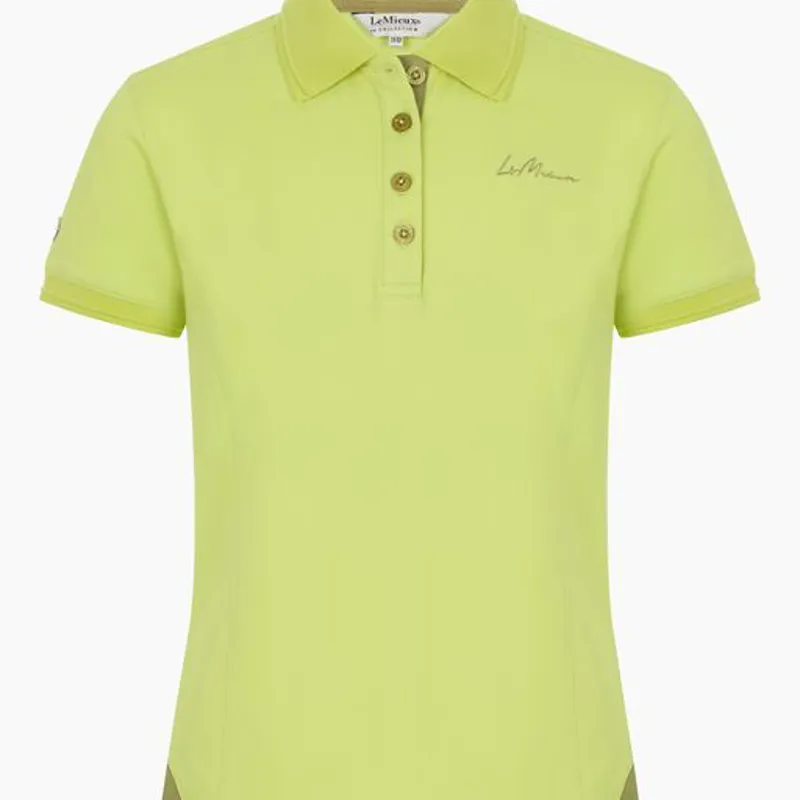 LeMieux Young Rider Polo Shirt Kiwi 1 LeMieux Young Rider Polo Shirt Kiwi