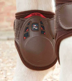 Premier Equine Kevlar Airtechnology Lite Fetlock Boots Brown