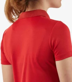 Premier Equine Junior Unisex Riding Polo Shirt Red -Lemieux Shop Kids Unisex Pro Polo Shirt Red 4