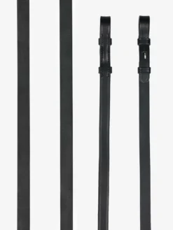 LeMieux Kris Extreme Rubber Reins Black